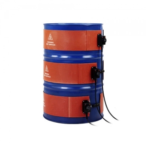 barril con bandas calefactoras